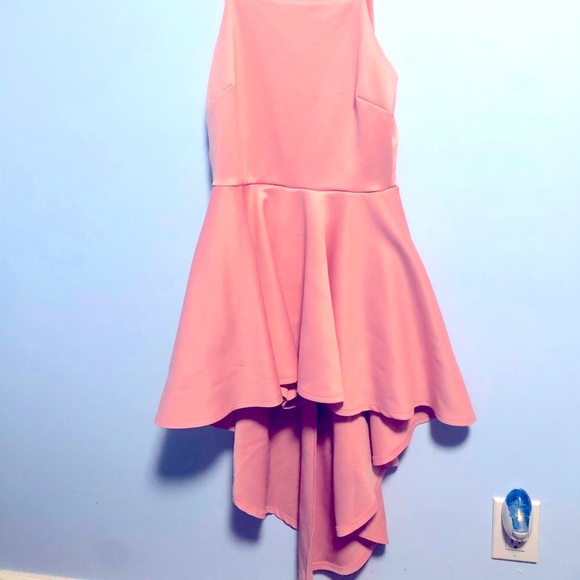 Peach dress with tail/ prom dress - Picture 2 of 2